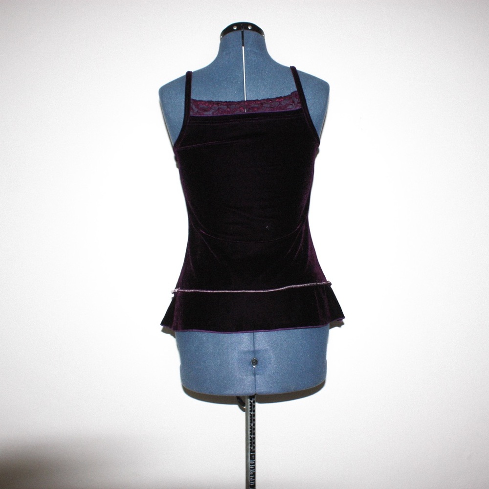 vintage purple empire line top - Picture 4 of 5